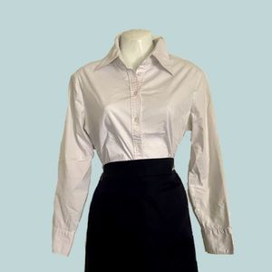 New York and Company Crisp White Button Down